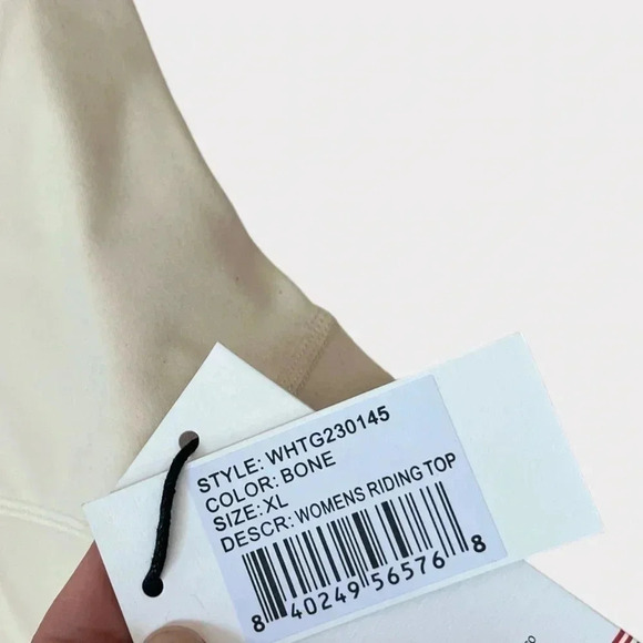 NEW Honor The Gift Women's Riding Top Sleeveless in Bone Size XL - Picture 7 of 7